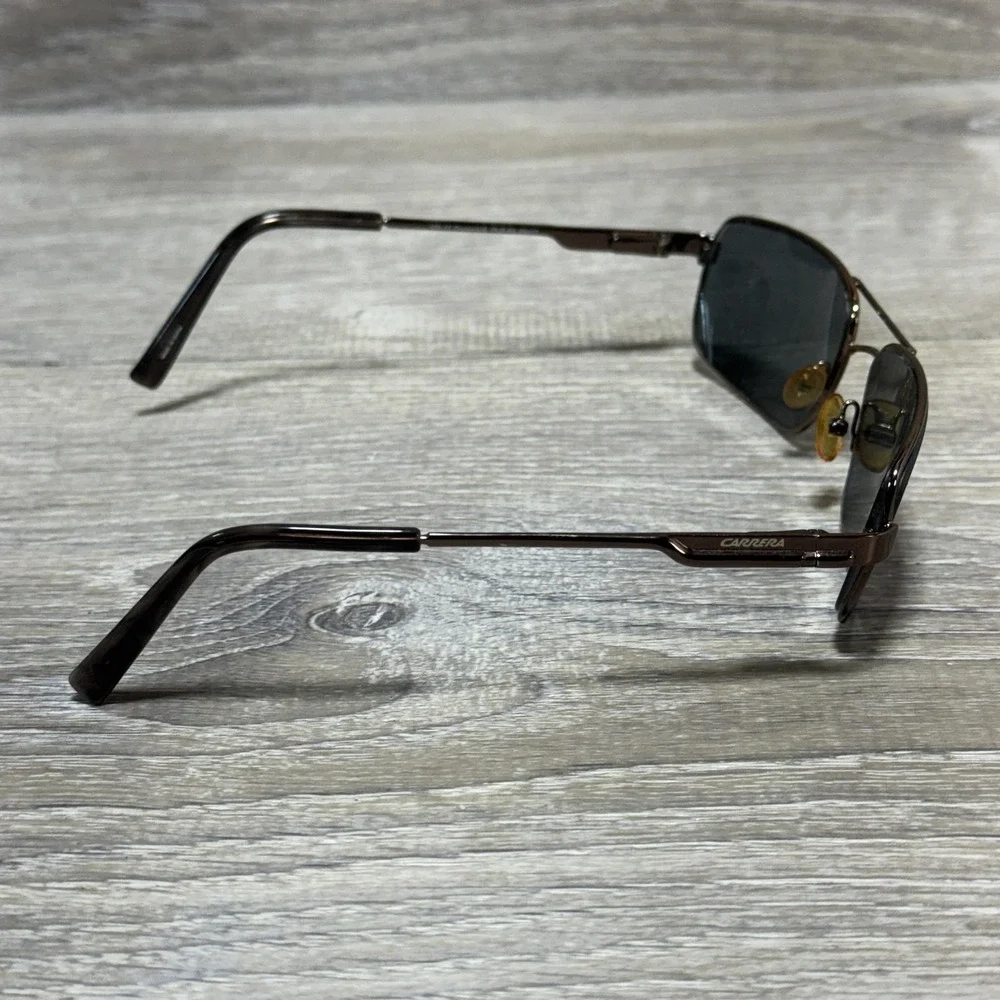 Carrera Cruise/U/S Mens Brown Metal Rectangle Sunglasses Frame 59-17 130 7SJP-RA